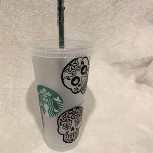 Starbucks Tumbler- sugar skull